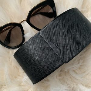 Prada Cat-eye black gradient sunglasses